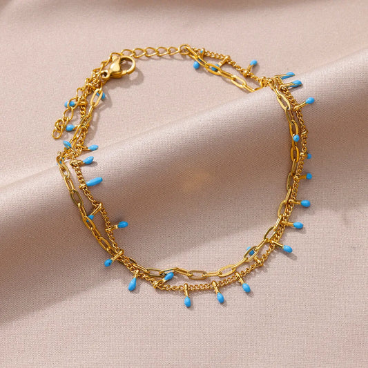 Blue Mirage Anklet